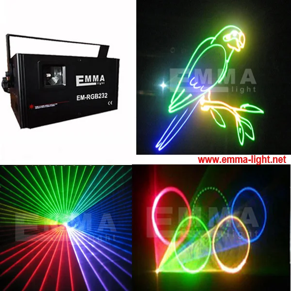 

1w RGB LED Light DMX Lighting Laser Projector Stage Party Show Disco AC 90-240V (US plug )