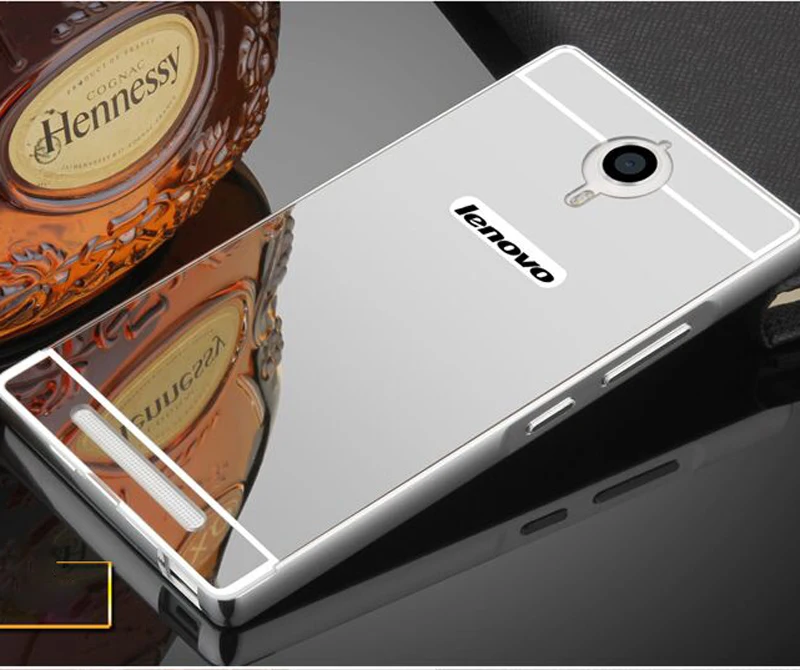 Горячая продажа для Lenovo K80 K80M зеркальная задняя крышка и алюминиевая рамка чехол