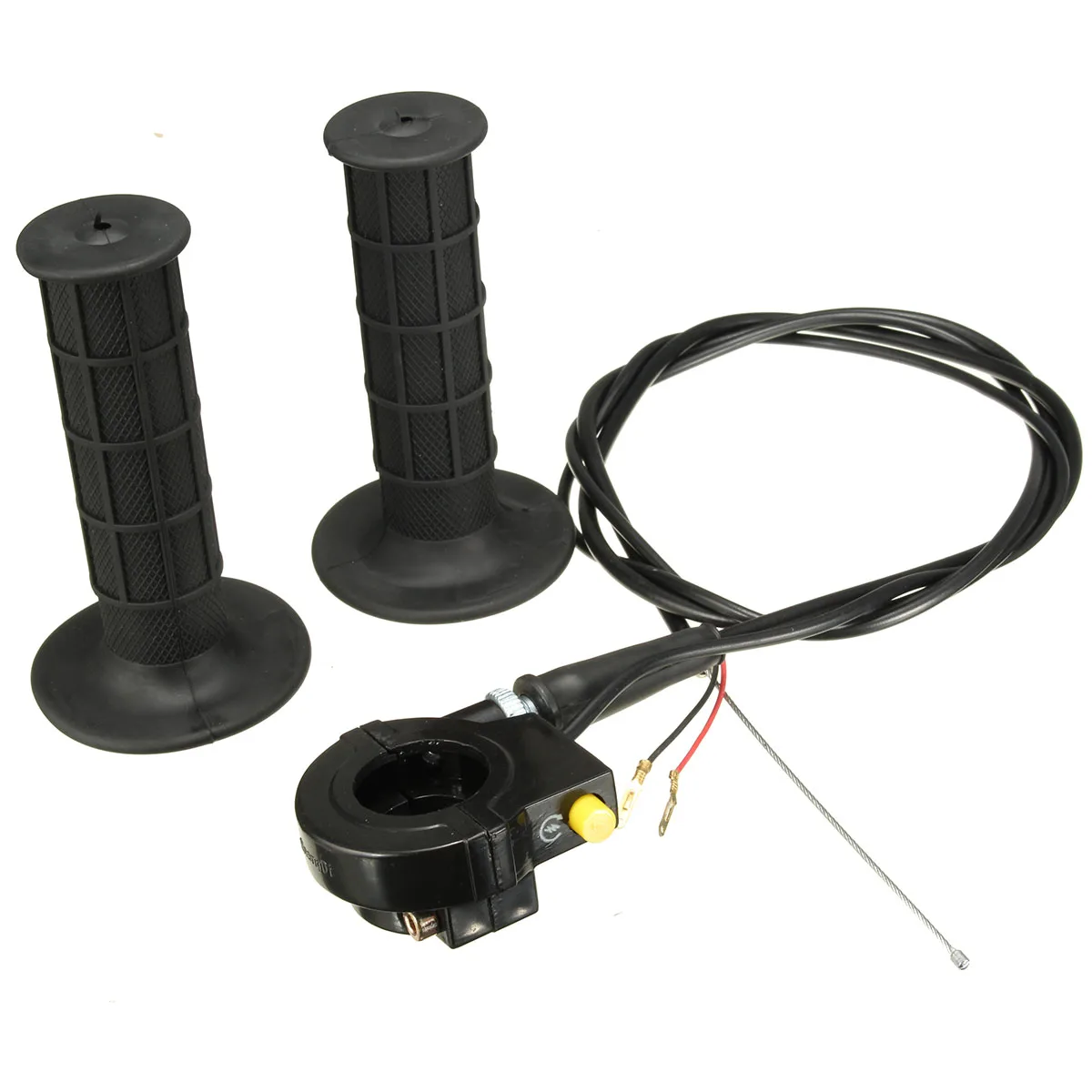 

Twist Throttle Grip Ignition Kill Switch for Pocket Bike 22mm Rubber Handlebar