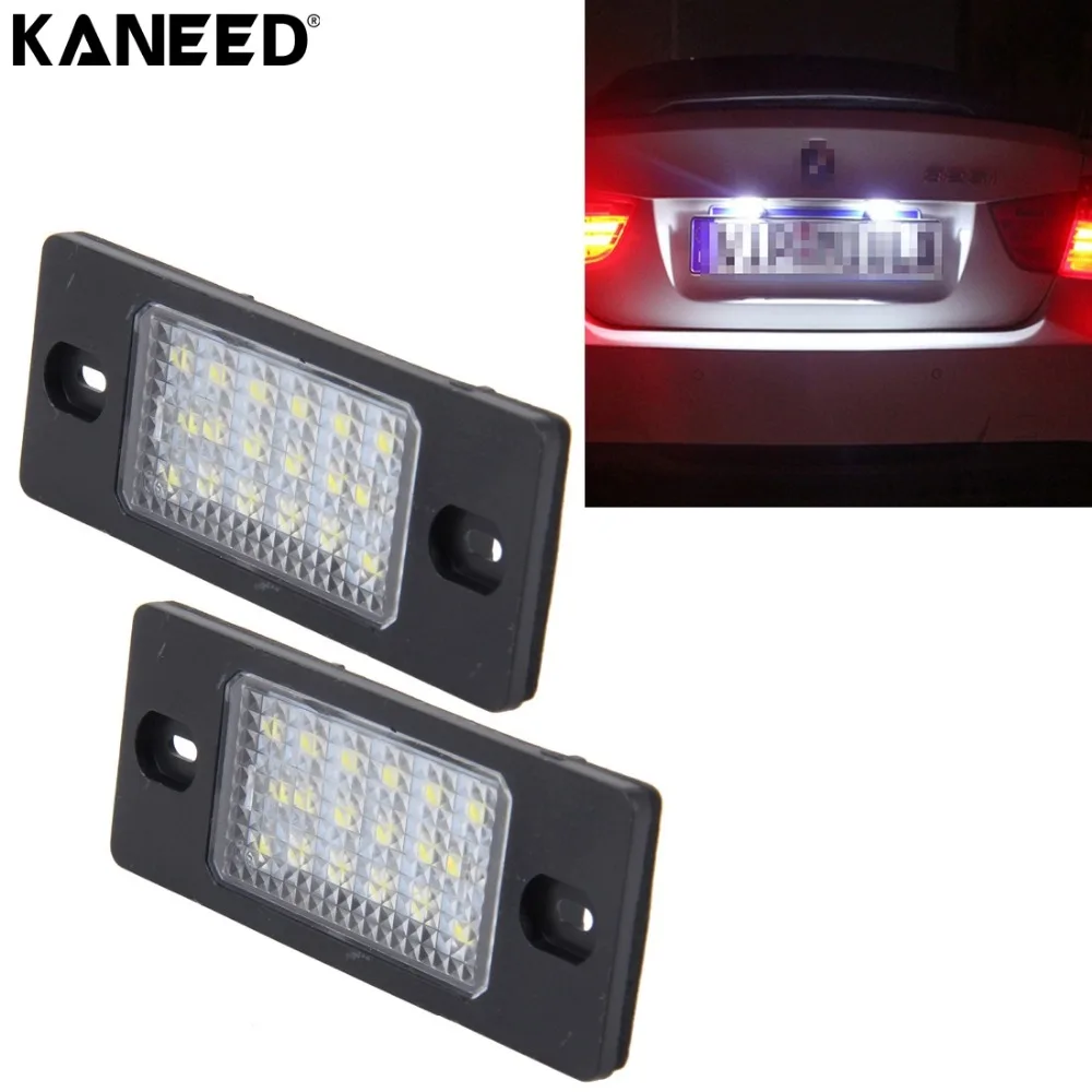 

KANEED Super Bright Licence Plate Light For Prosche Cayenne 18 SMD-3528 Car Number Plate Licence Plate Light Lamps For Volkswage