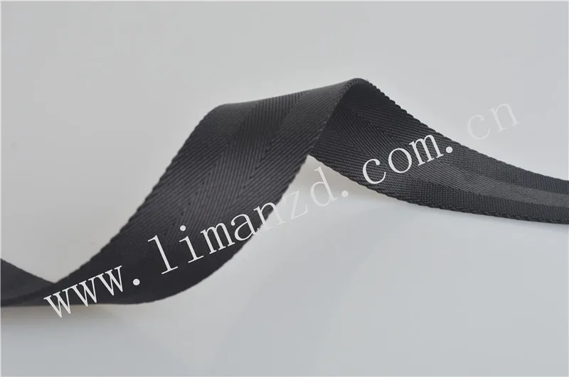 black twill nylon webbing for car seat belt /safety belt webbingin