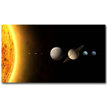

NICOLESHENTING Milky Way Universe Galaxy Art Silk Poster Print Outer Space Landcape Picture for Room Wall Decoration 022