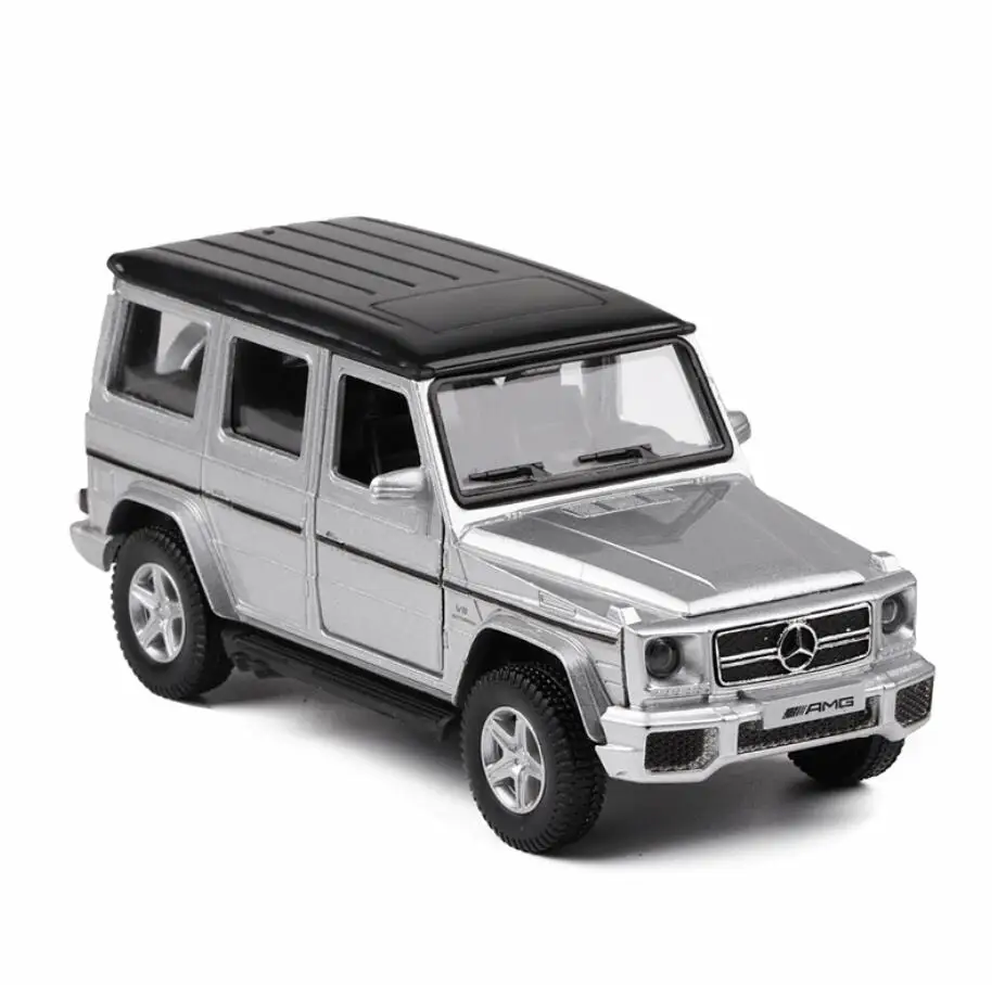 Модель из металлического сплава AMG G63 4 цвета 1:36 с обратной стороной модель