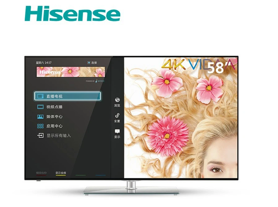 New Product Release Hisense Led58k680x3du Vidaa 58 Inches 4k Ultra Hd Smart Tv Household 3d Tv Built In Wifi Tv Grabber Tv Voyagetv Recevier Aliexpress