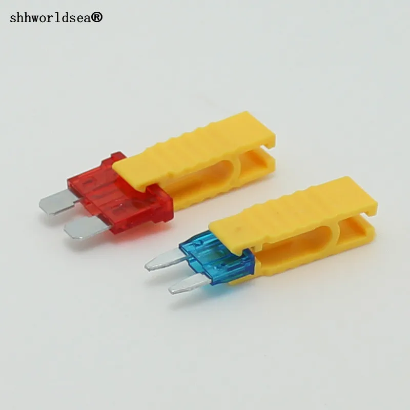 

shhworldsea 100pcs Universal Blade Fuse Puller Car Automobile Fuse Clip Tool for Car Fuse High Quality