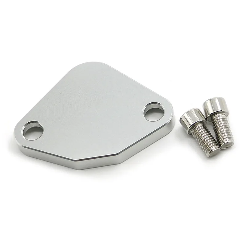EGR блок офф пластина сырье Алюминиевый винт крышка для Honda accord f22 f23 &amp prelude h22 1992-2002