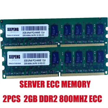 شراء4GB (2x2 GB) DDR2 800MHz PC2-6400E خادم ECC الذاكرة لمحطة العمل