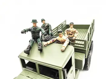

4PCS/Set Children Plastic Simulation Doll Set Children Birthday Gift Toy