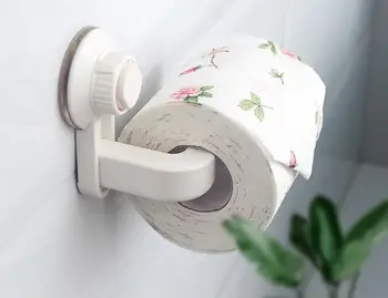 

1PC Fashion Creative Tissue Box Bathroom Lavatory Sucker Wall Mounted Toilet Paper Holder Cover Roll Tissue Box OK 0750