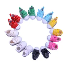 8 colors 5CM Fashion Denim Canvas Mini Toy Shoes 1/6 Bjd For Tilda Doll,Doll accessories