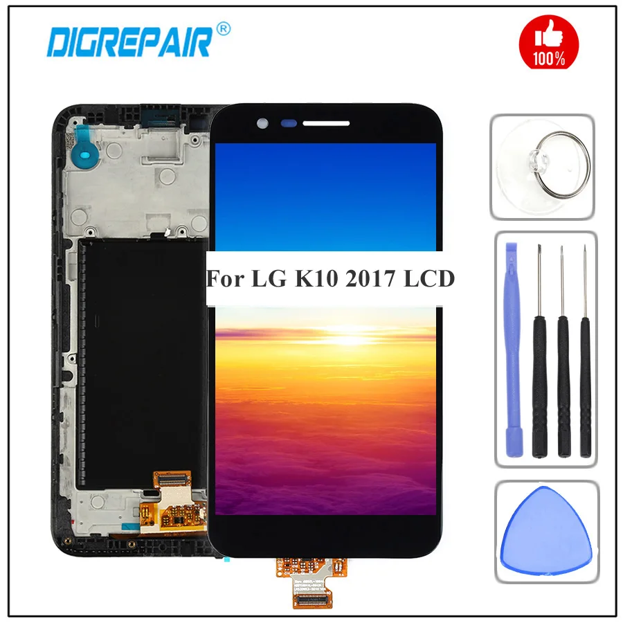 K10 2017 LCD For LG K10 2017 Screen M250 M250N M250E M250DS LCD With