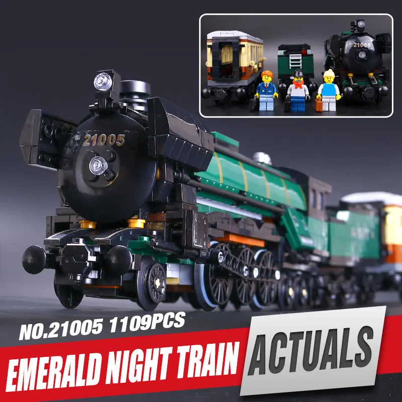 font b LEPIN b font 21005 1085pcs Emerald Night Building Kits Minifigure Minifigures Block Bricks