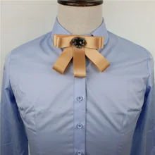 Бренд, Свадебный костюм для жениха, галстук, воротник, рубашка, кристалл, галстук-платок, бабочка ручной работы, для мужчин и женщин, стразы, лента, галстук-бабочка