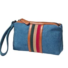 Мужская и Женская корейская модная тканевая винтажная сумка на запястье для путешествий, мобильного телефона, сумка на ремне, кошелек, сумка на талию, мужская сумка-клатч