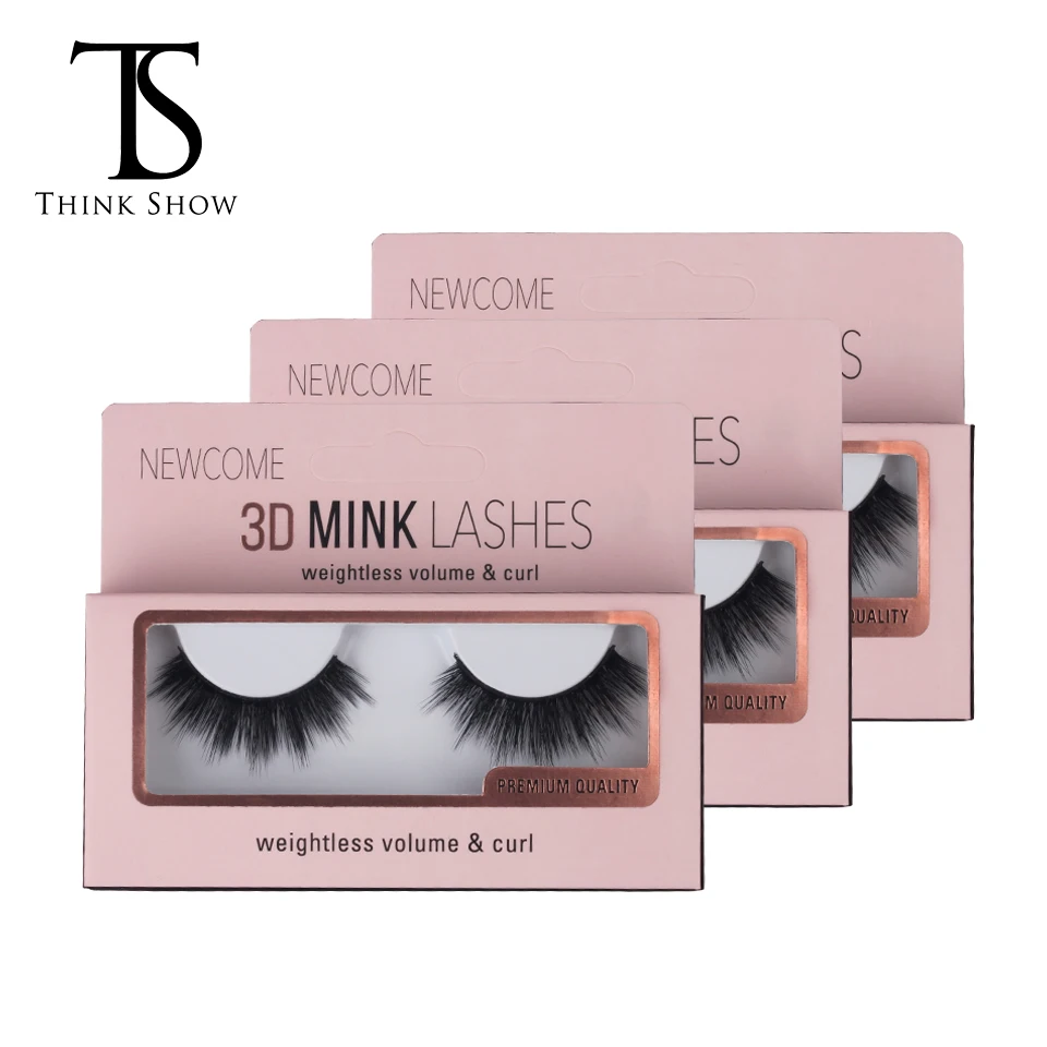 

Thinkshow 26 Style 3D Real Mink Eyelash Makeup Beauty Mink Lash Hot False Eyelash Natural Handmade Popular Thick Fake Lash