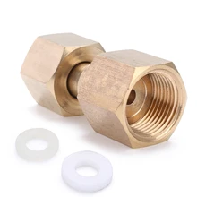 Прочный латунный адаптер регулятор давления с гаечным ключом CGA-320, чтобы CGA-580 СО2 цилиндр в аргон, азот регулятор преобразует