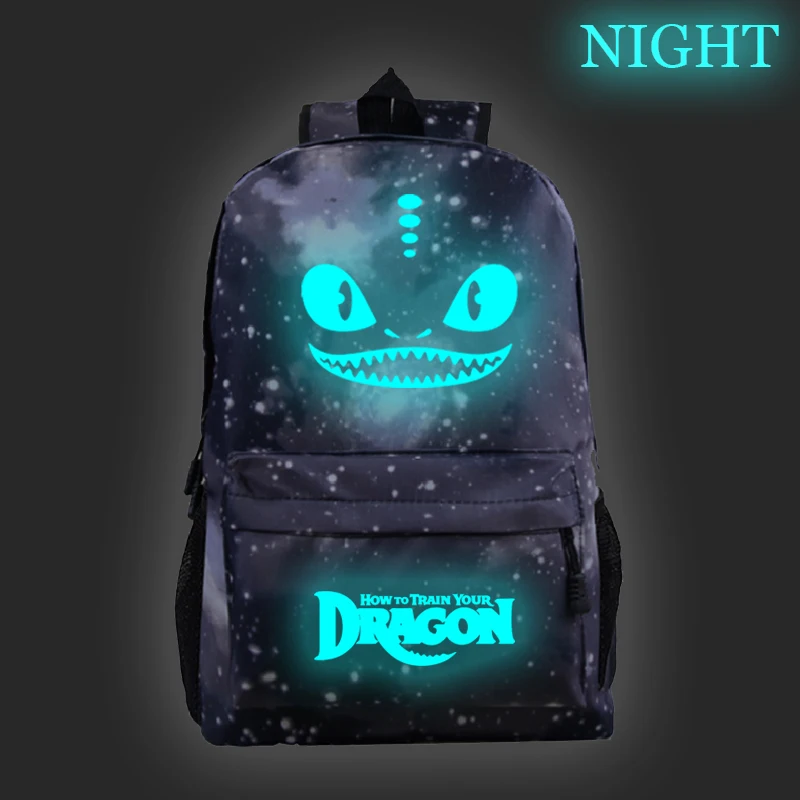 

How to Train Your Dragon Luminous Mochila Fashion Beautiful New Pattern Back to School Gift Rucksack Beautiful Students Backpack
