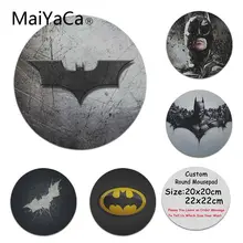MaiYaCa мои любимые логотип БЭТМЭН силиконовый коврик для мышки игры Индивидуальные коврики для мышки для ноутбука коврик для мышки в стиле аниме
