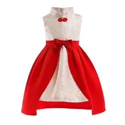 Элегантное платье принцессы для маленьких девочек, детские праздничные платья для девочек, свадебное платье, детская одежда для девочек 3