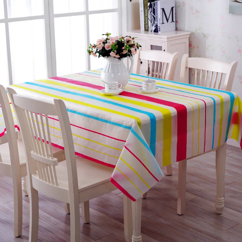 1PCS Plastic PVC Dustproof And Oilproof Tablecloth Table Coffee Table