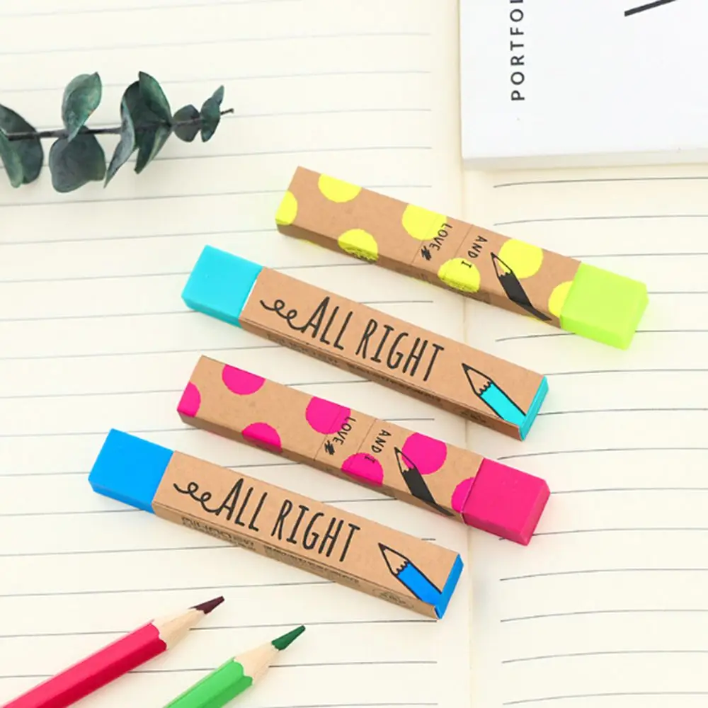 

Cartoon Lovely Colorful Pencil Eraser Cute Kawaii Alphabet Letter Rubbers For Kids Children Gift Stationery