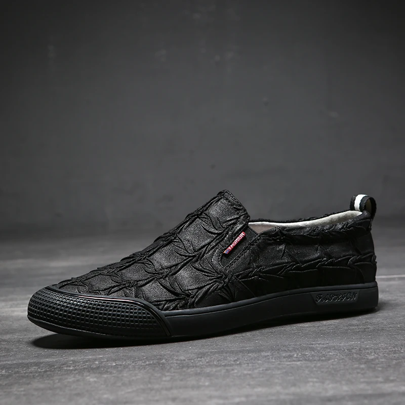 Preto E De Deslizamento Primavera Mycoron Dos Nova Em Loafers Respirável Homens Sneakers Outono Casuais Marca Calzado Sapatos Hombre Moda wwxBCqU
