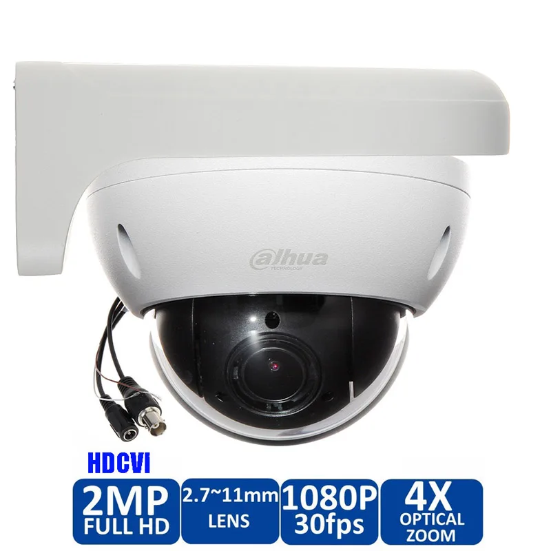 Оригинал Dahua безопасности Камера 2MP 4x PTZ HDCVI DHI SD22204I GC 1080 P IP66 DH с кронштейном|camera