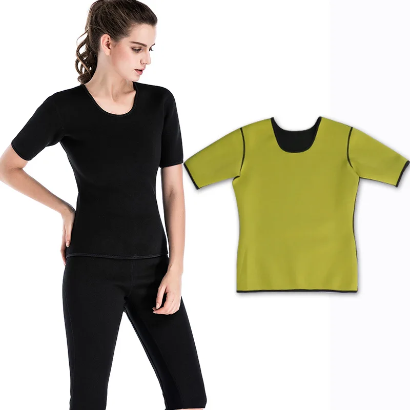 Women Sweat Capri Slimming Pants Hot Thermo Neoprene Sauna Leggings Shapewear Shorts 2mm