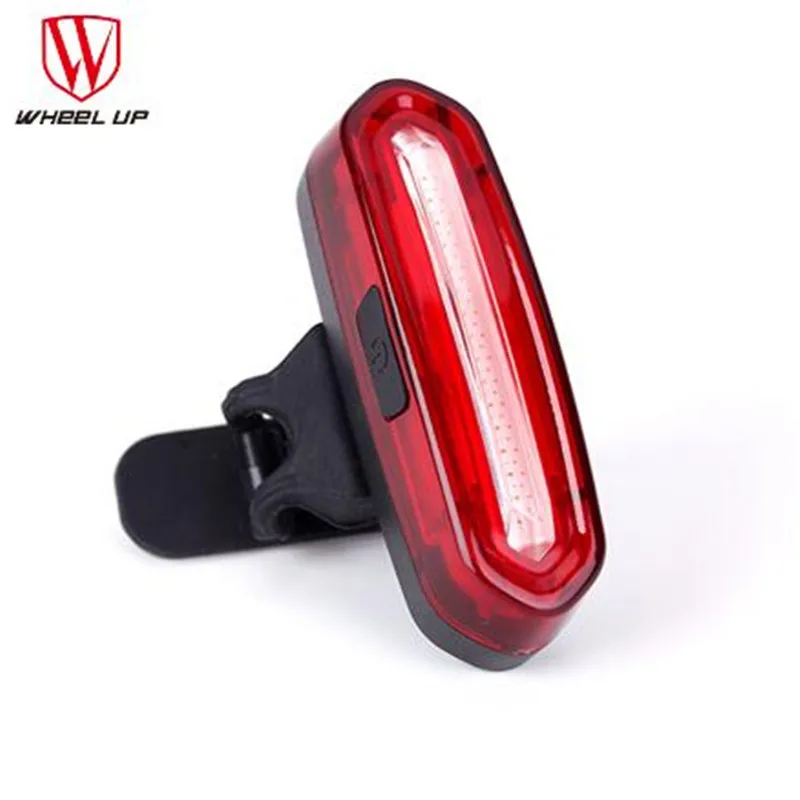 Top WHEEL UP 2017 Bicycle Lamp New Arrival Bike Torch MTB Road Usb Chargeable Led Front Light Tail Light Set Taillight Rear Light 2