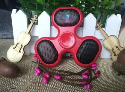

Foleto 2018 latest explosion models Bluetooth fingertip gyro wireless mini speaker Fidget spinner adult decompression toyBluetoo
