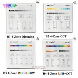 2,4 г Ми свет B1/B2/B3/B4 4-зоны Smart Touch Панель led диммер контроллер для RGB/RGBW/CCT Яркость светодиодные полосы света