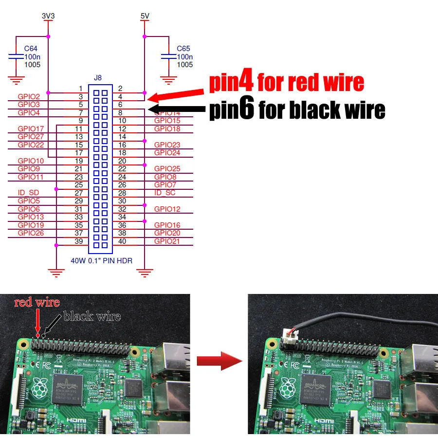 Охлаждающий вентилятор для Raspberry PI 4 ГБ/2 ГБ/1 Гб Модель B охлаждающий охлаждения