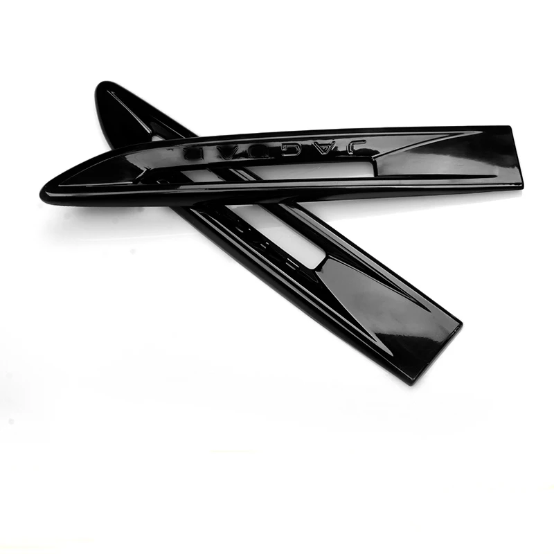 

Black Car Side Fender Cover Trim 3D Sticker For Jaguar XE F-Pace XF/XFL 2016 17 18 f pace E-pace Car Styling Accessories