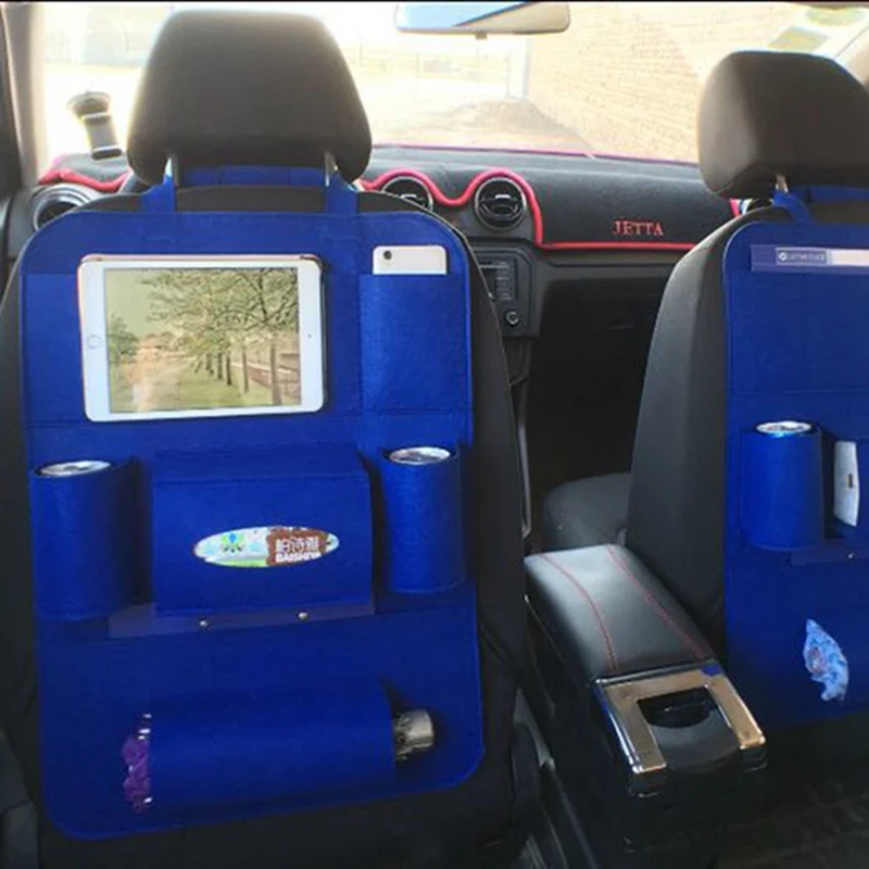 

1Pcs Car Storage Bag Universal Box Back Seat Bag Organizer Backseat Holder Pockets Protector Auto Accessories
