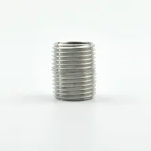 3 шт./лот 1/" MPT(внутренняя трубка резьба) Штекерный разъем BSP сплошной ниппель 304 из нержавеющей стали Фиттинг для самогона