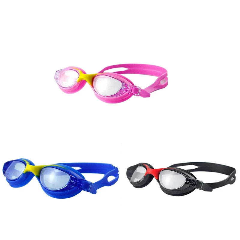 

PC Silicone Changeable HD Swimming Glasses Swim Googles Detachable High Elastic Anti Fog