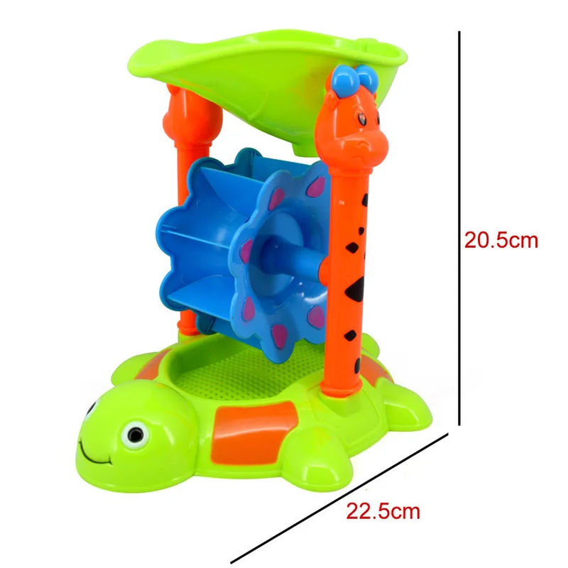 price cut  5PCS/Set Kids Sand Toys Summer Beach Party Toys Sandbox Toys Funny Hourglass Set Bucket Watering ca