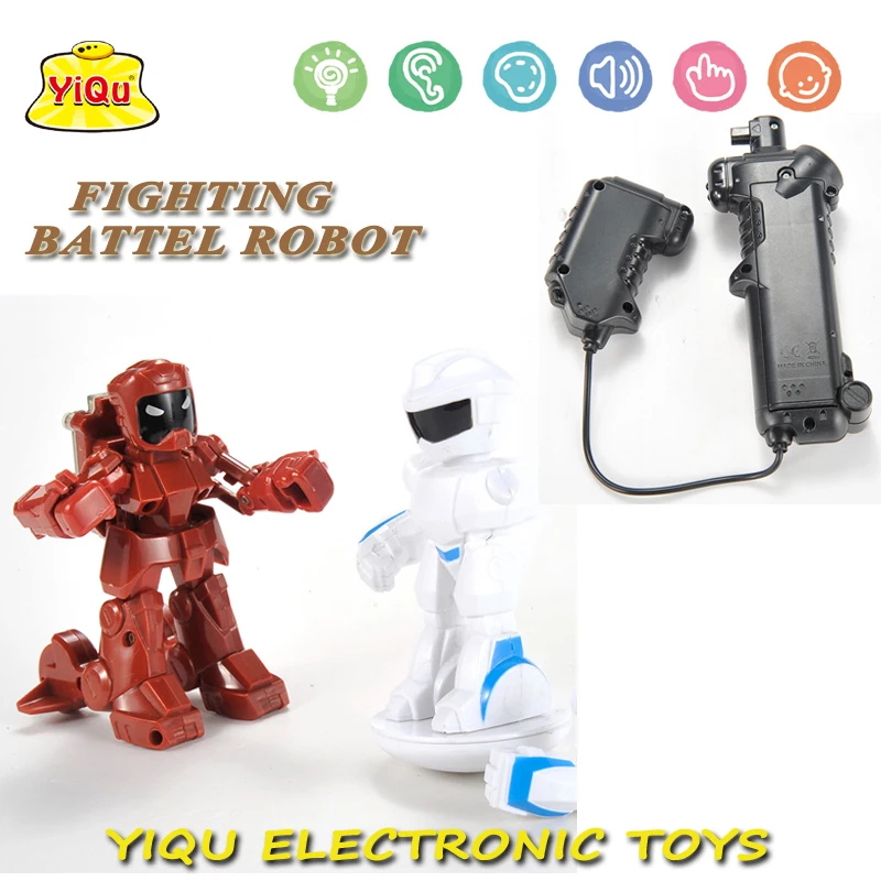 New arrival wholesale 2PCS Remote Radio Control Battle Robot Arbitrary manipulation rc robot