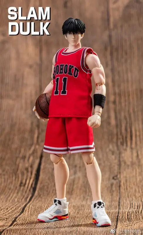 

original GT GREAT TOYS Hanamichi Sakuragi Rukawa Kaede PVC Action Anime Figure Toys Dolls pack in box SLAM DUNK basketball field