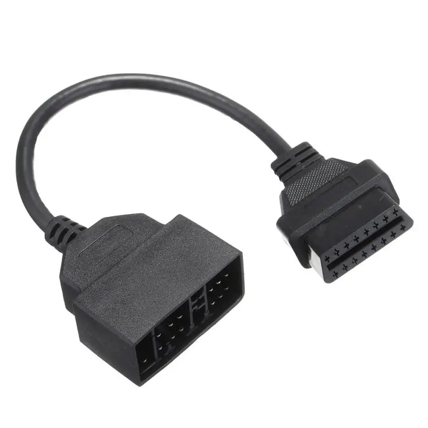 

30cm 22 Pin OBD1 To 16 Pin OBD2 Convertor Adapter Cable Black Car Fault Cable Adapters For TOYOTA Diagnostic Scanner July18