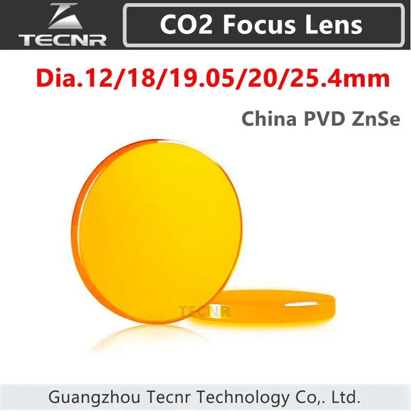 

China optical ZnSe window 20MM diameter 50.8MM FL for CO2 laser engraver