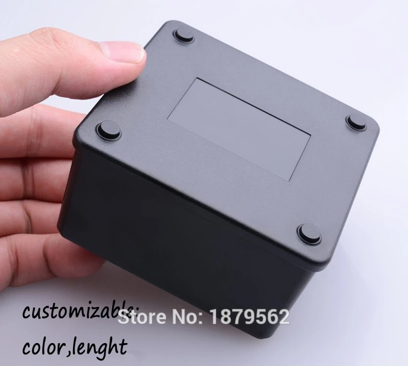 [2 цвета] 80*75*45 мм маленький пластиковый корпус abs PLC электронная проектная Корпусная коробка инструмент «сделай сам» распределительный блок управления
