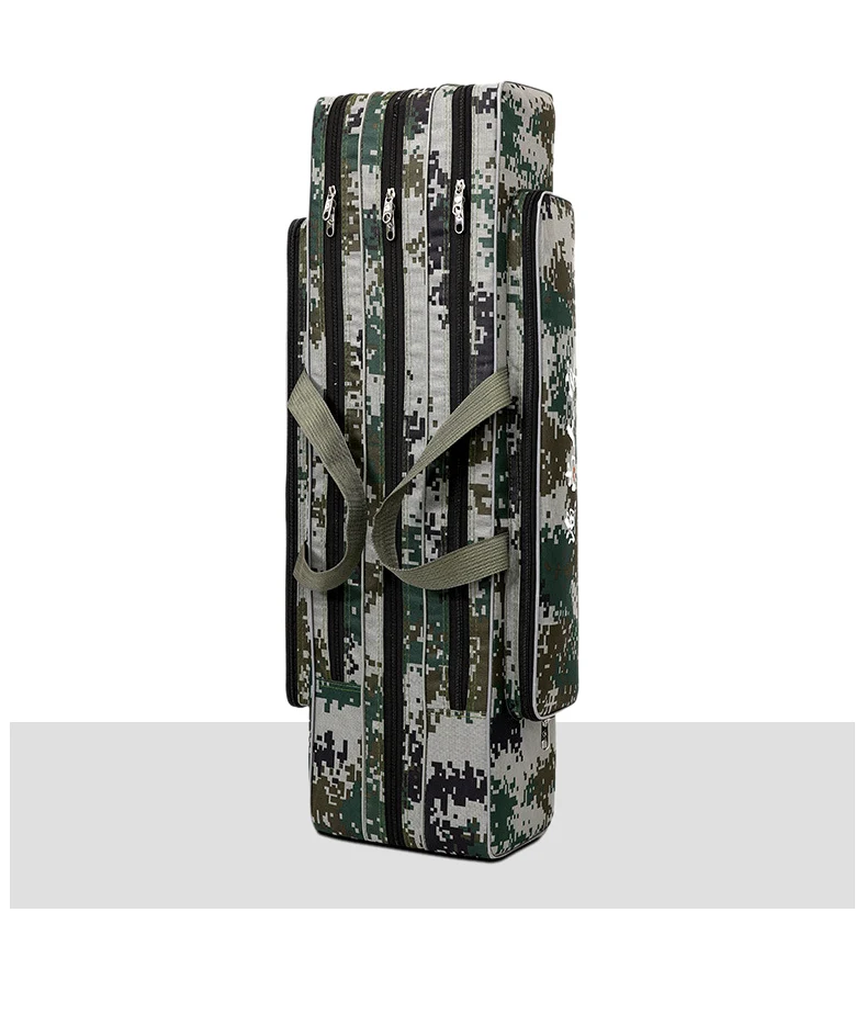 Bolsa de Pesca Vara de Pesca Multifuncional ao ar Ombro Portátil Bolsa - 3 Camada 80 90 120cm Armazenamento Livre Xa75g Mão 2 18 High Quality Esporte e Lazer