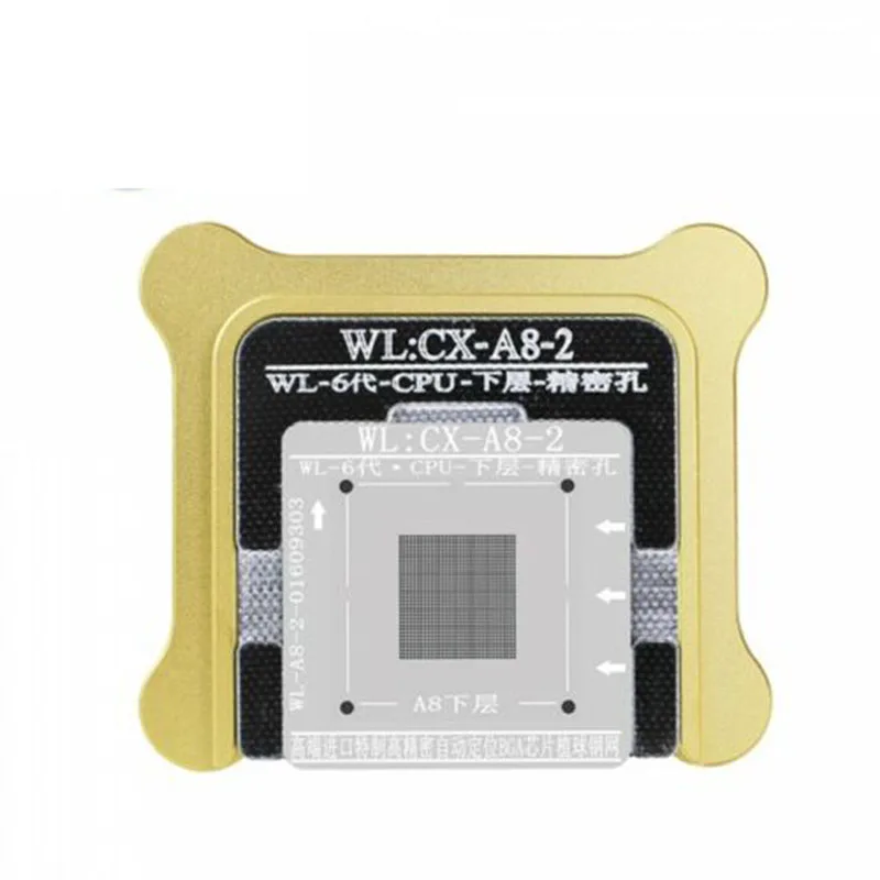 

WL BGA Reballing Stencil Kit for iPhone 6G 6S 7G 8G X XS XSMAX A7 A8 A9 A10 A11 A12 CPU Lower Soldering