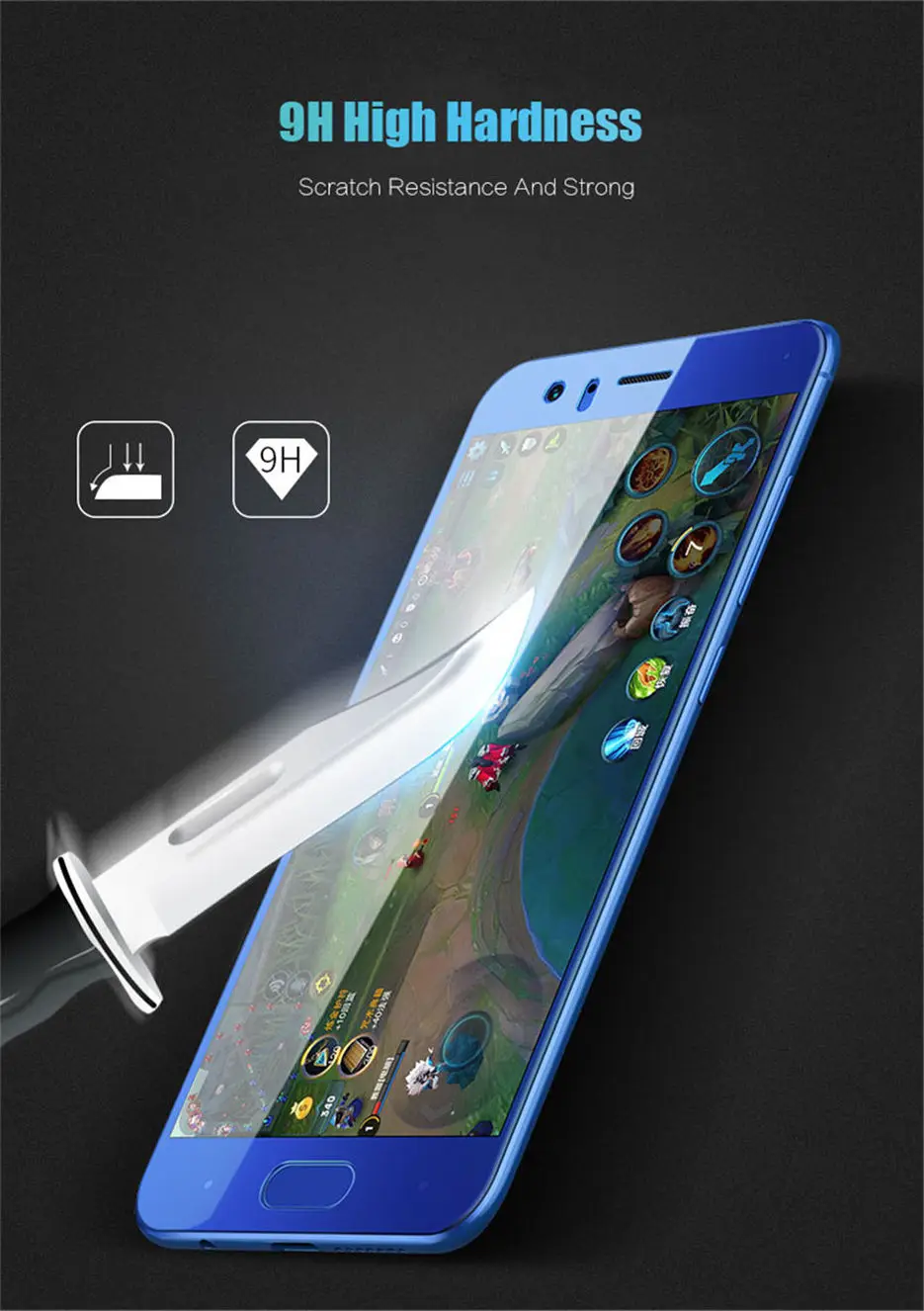 MOUSEMI For Huawei P10 P9 P8 Lite 2017 Nova 3e Lite Screen Protectors 9H Protective Film Glass On For Huawei Honor 9 8 P20 Lite  (4)