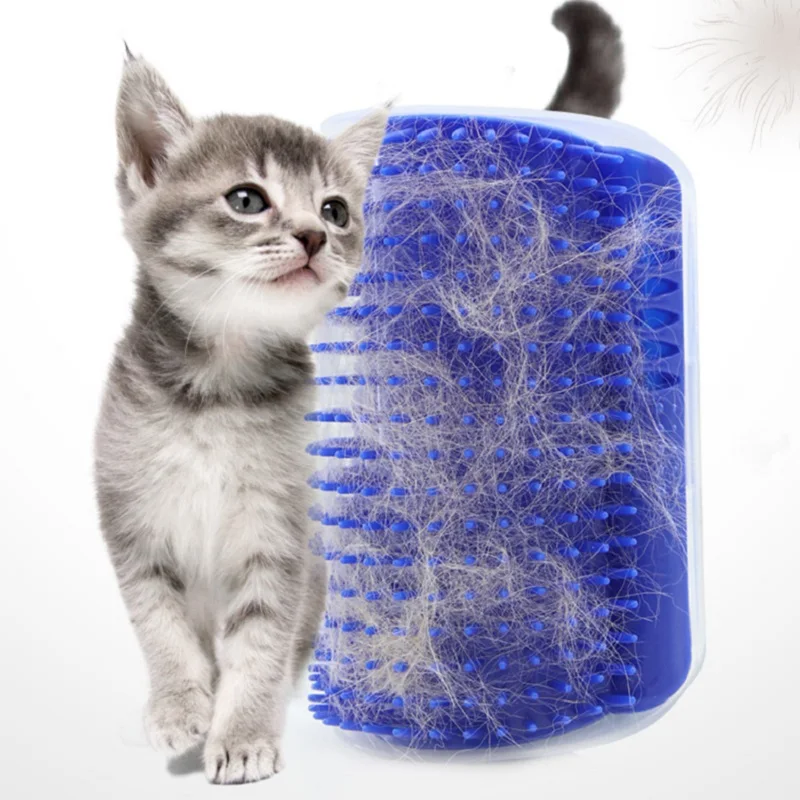 

Self-massage Brush For Cats Self Groomer With Catnip Included Pet Brush Massage Comb Cat Itching Device Cat Toys AT14