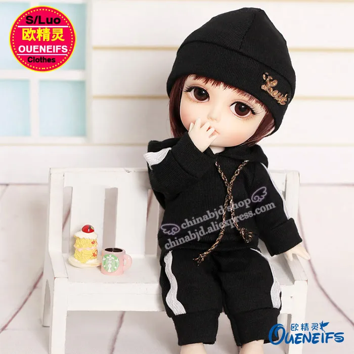 BJD SD Doll Одежда 1/8 модный спортивный костюм со шляпой для желтых или Yosd боди