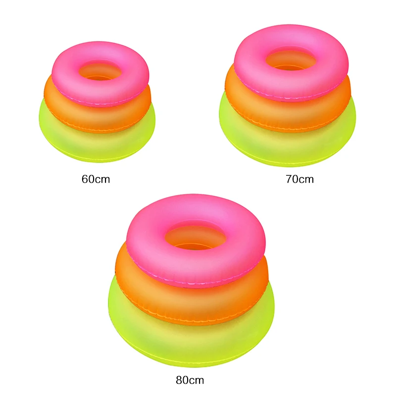 Для взрослых и детей летом надувной Цвет случайный Плавание кольцо Бассейны Boardwalk Плавание кольцо