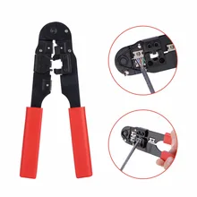 Dénudeur de sertissage pour 8P8C rj45, Kit d'outils de coupe pour fil de réseau