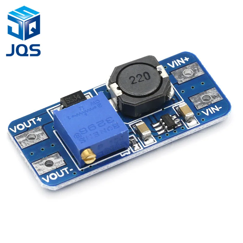 

10Pcs MT3608 DC-DC Step Up Converter Booster Power Supply Module Booster Power Module MAX Output 28V 2A For Arduino
